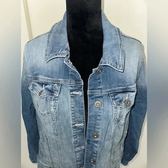 Torrid Distressed Denim Jean Jacket - Picture 5 of 8